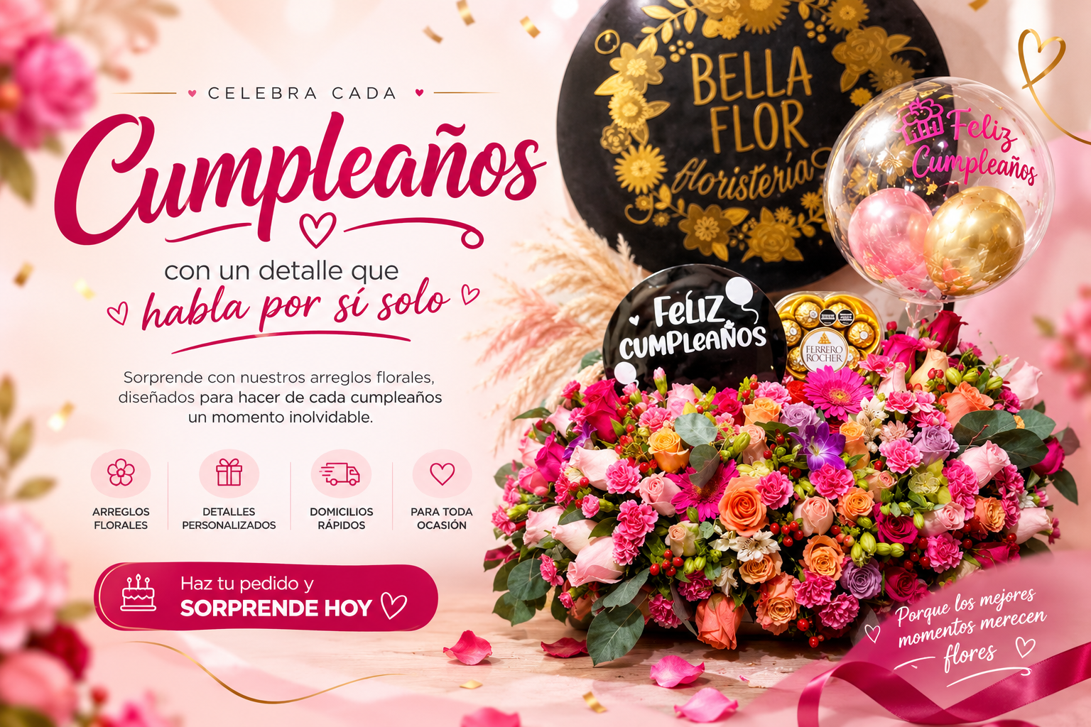 floristeria en bello arreglos de cumpleaños